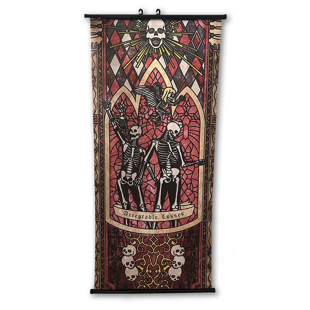 Acceptable Losses | Stained Glass - Wall Scroll