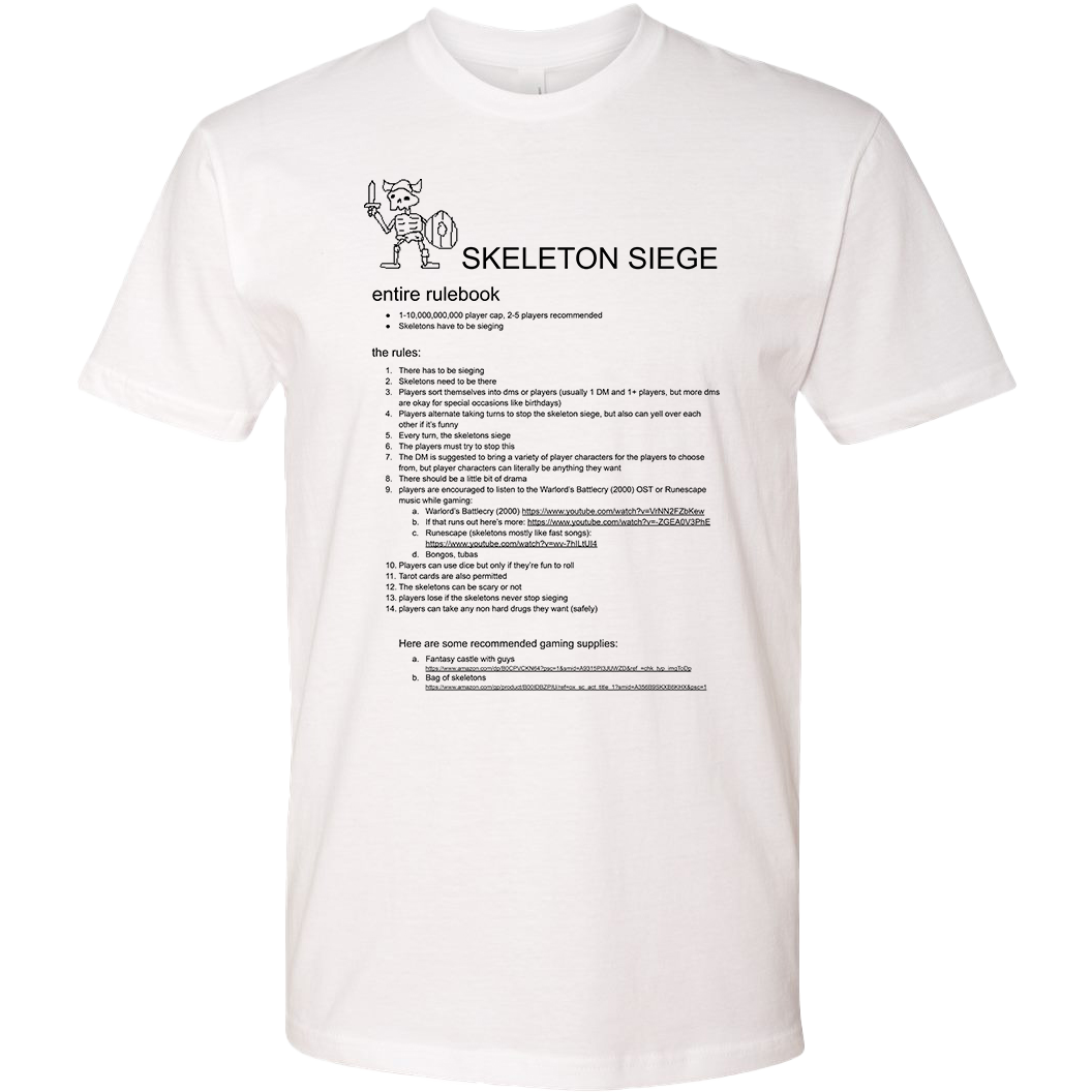 BDCF | Skeleton Siege FAQ - Tee