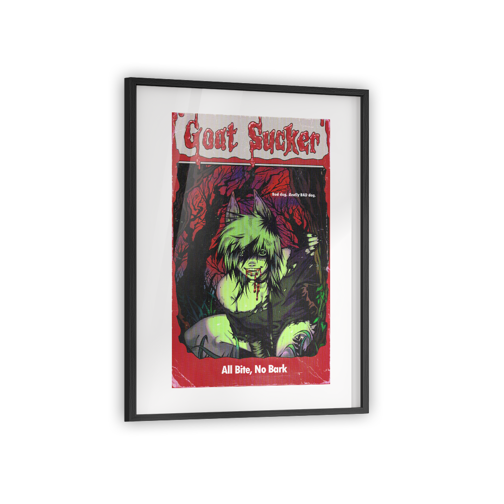 Fangz | GOAT SUCKER - All Bite, No Bark  - Art Print
