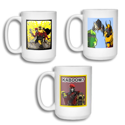 Gundamboi | Explosive, Bomb, & Bug - Mugs