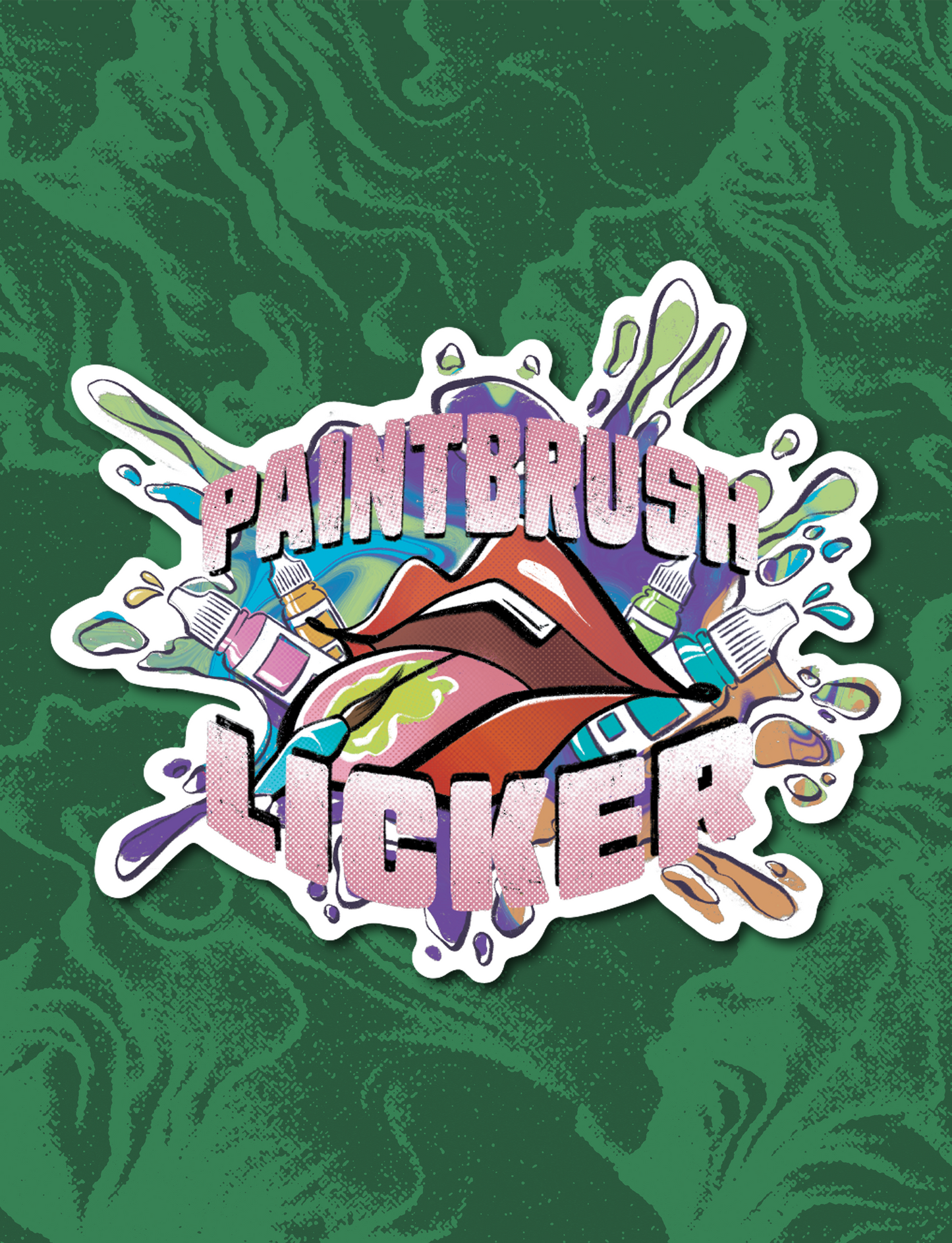 Poorhammer | Paintbrush Licker - Sticker