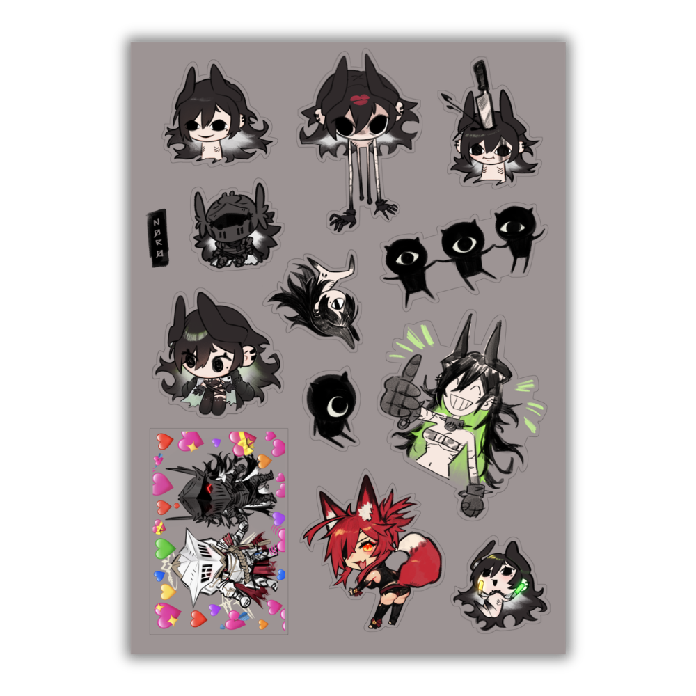 Noro | Creatures and? - Sticker Sheet