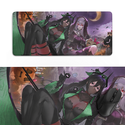 PorcelainMaid | Fright Knight Party - Desk Mat