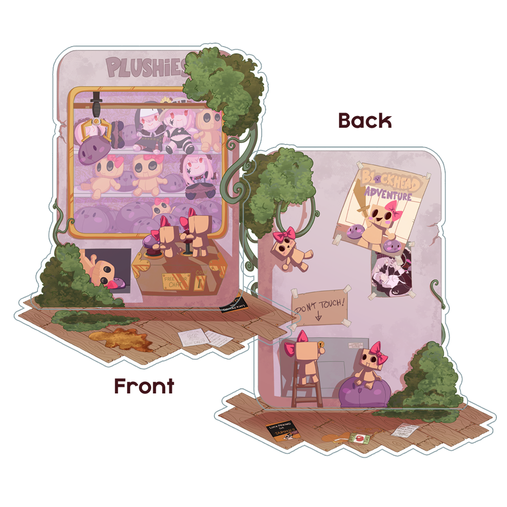 PorcelainMaid | Plushie Arcade - Standee