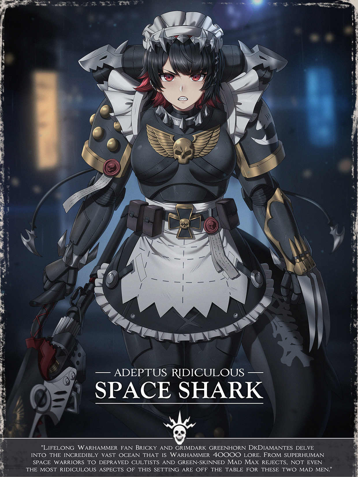 Space Shark - 2024 Art print