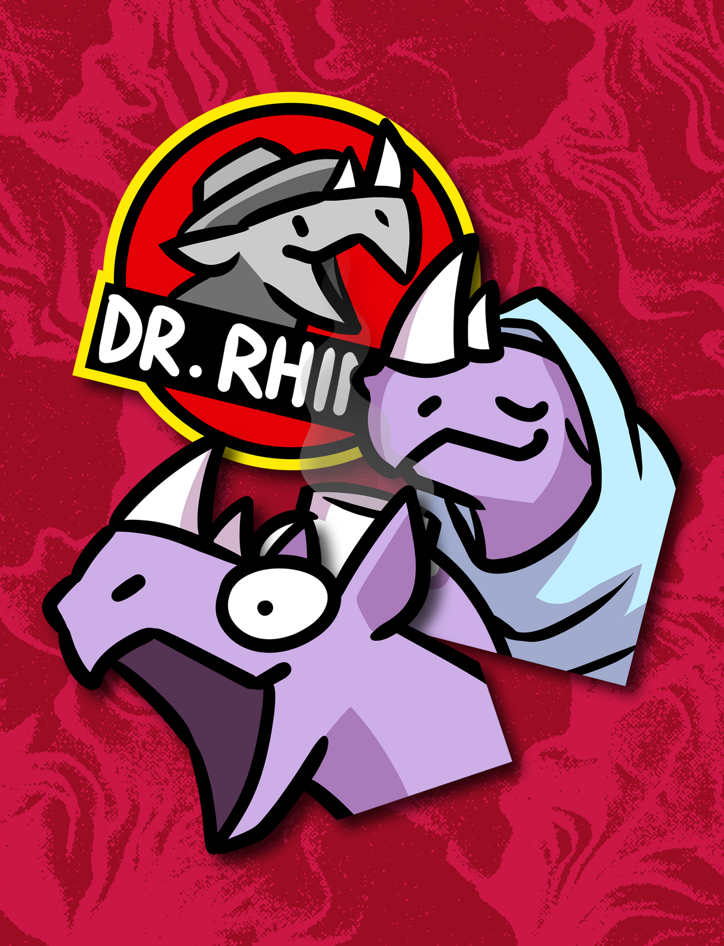 Dr. Rhino | 3 Sticker Pack