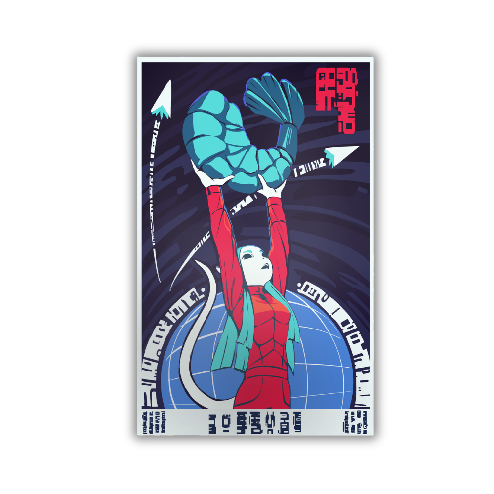 Voices of the Void | In Shrimp We Trust - Art Print