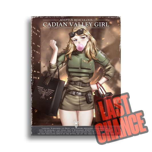 Adeptus Ridiculous | Cadian Valley Girl - 2024 Art print