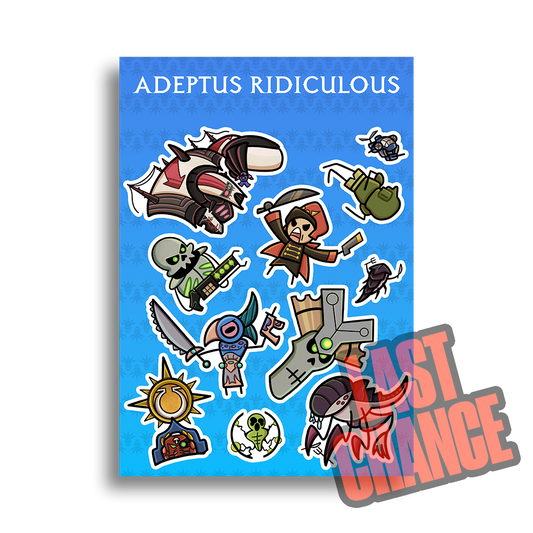 Adeptus Ridiculous | Little Guys - Sticker Sheet