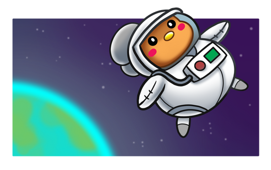 Geef | Space Chicken! - Print